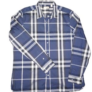 NWOT Burberry "Exploded nova Check - Flat Navy" **RARE NYLON BLEND, DURABLE**